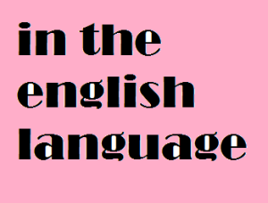 ENGLISHLANGUAGE